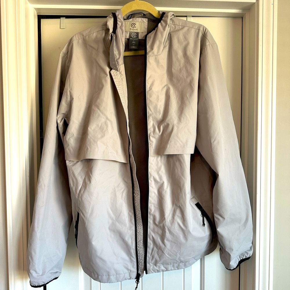 Women’s L Gray Champion‎ Rain Jacket